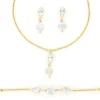 Angelo Moretti Jewelry Set Crystal Line - AMSCY