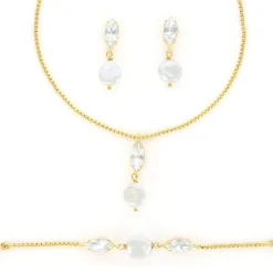 Angelo Moretti Jewelry Set Crystal Line - AMSCY