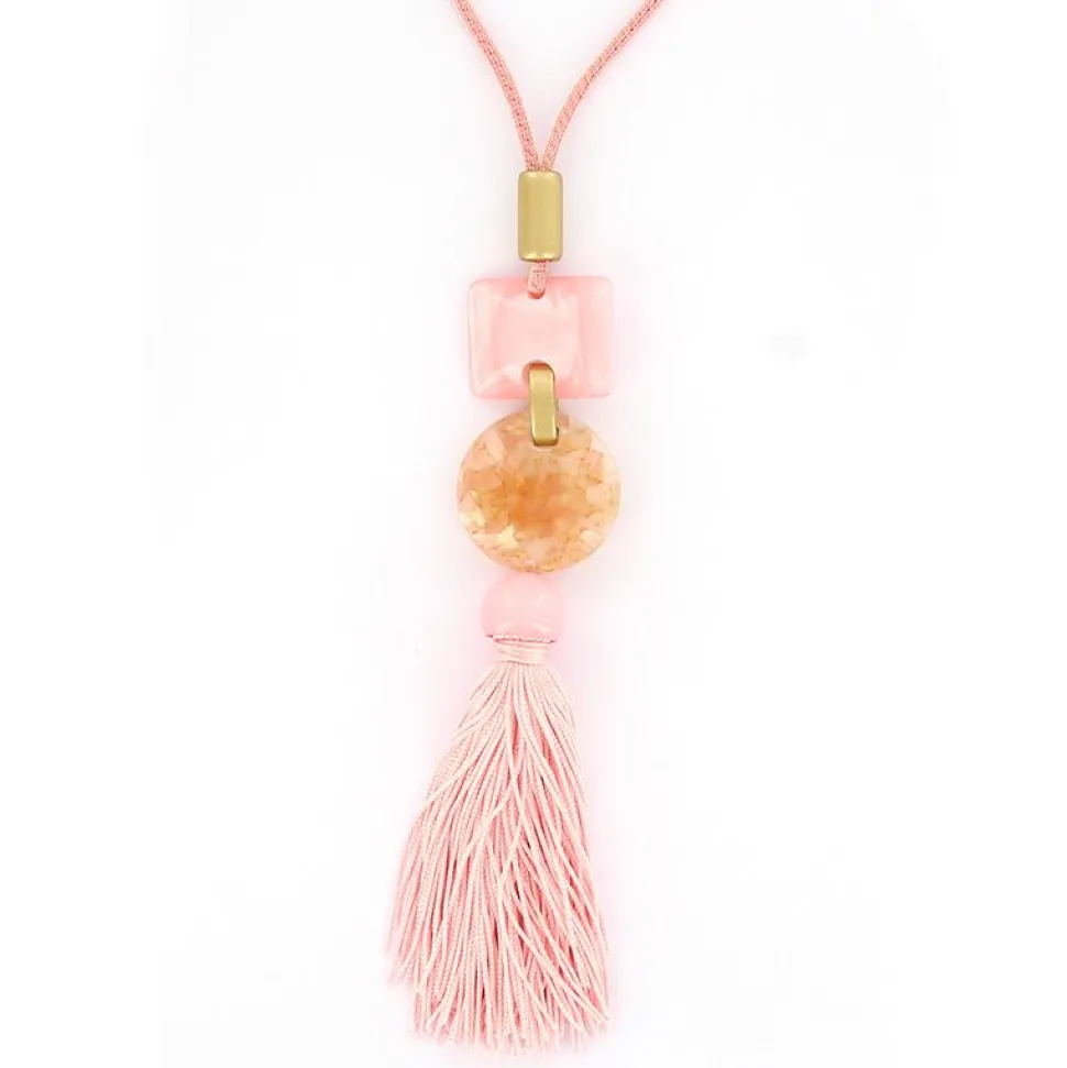 Angelo Moretti Ketting Ice Pink - K48442