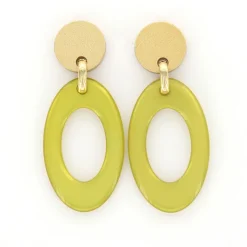 Angelo Moretti oorbellen Basics Kakhi - 48077