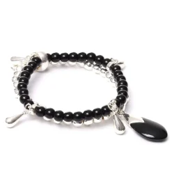 Biba armband Drops Black - 51823