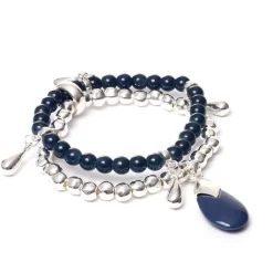 Biba armband Drops Blue - 51823