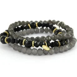 Biba Armbandenset Black Drops - 3-782