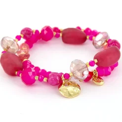 Biba Armbandenset Fuchsia - 55231