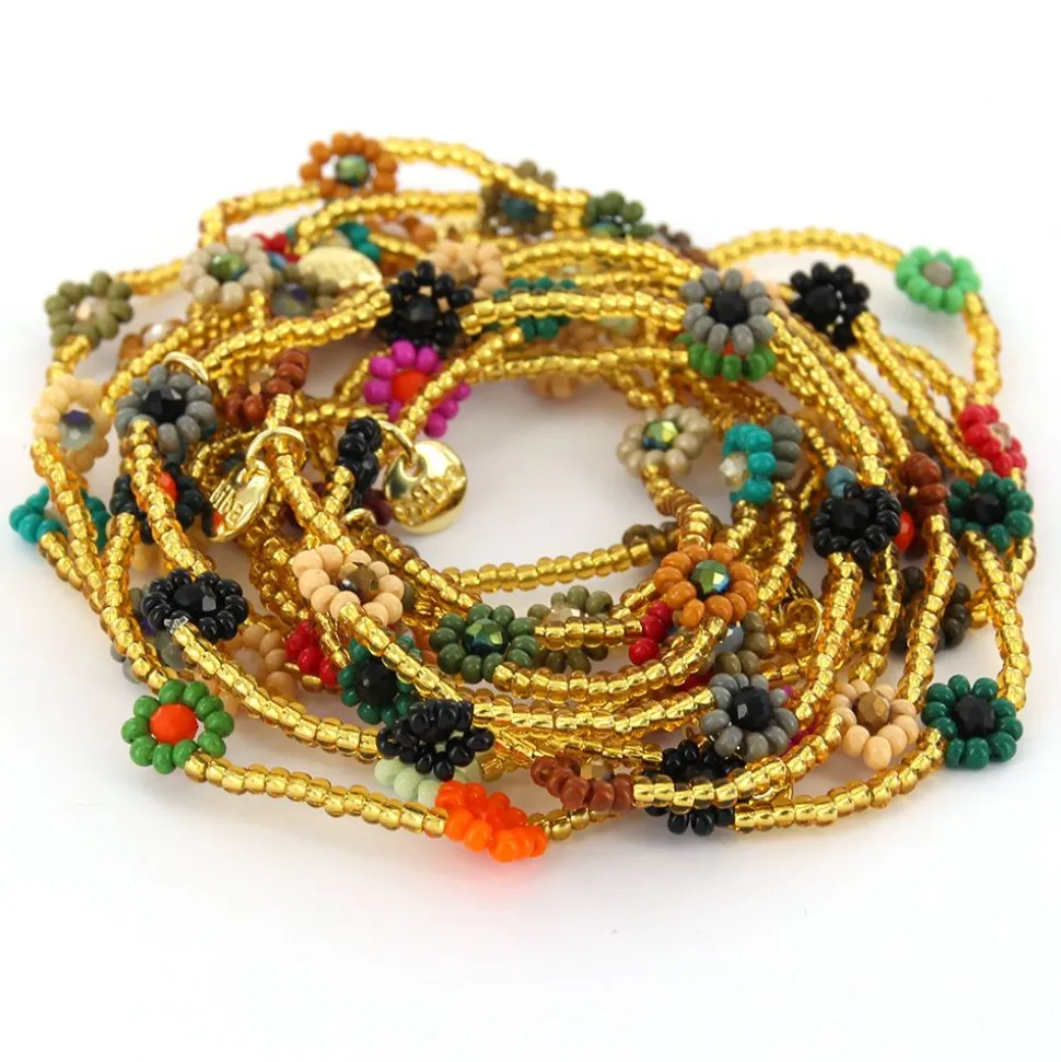 Biba armband Flowers - 54770