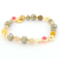 Biba Armband Flowers Beige - 55232