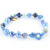 Biba Armband Flowers Blue - 55232