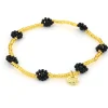Biba armband Flowers - 54546-Eerie Black