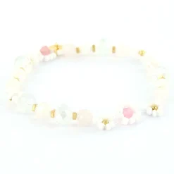 Biba Armband Flowers White - 55232