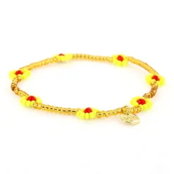 Biba armband Summer Essentials - 54546-Geel