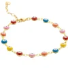 Biba Enkelbandje Just Basic Beads Multi - 2045