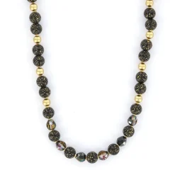Biba ketting Drops of Color Brown - 61484
