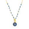 Biba ketting Flower Jeans Blue - 61478