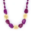 Biba ketting Gleaming Treasure Purple - 61344