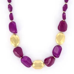 Biba ketting Gleaming Treasure Purple - 61344