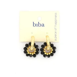 Biba oorbellen Alps Black - 83636