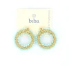 Biba oorbellen Alps Blue - 84028