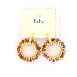 Biba oorbellen Alps Brown - 83637