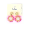 Biba oorbellen Alps Pink - 84029
