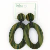 Biba oorbellen At Night Green - 80851