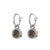 Biba oorbellen Black Platina - 80312