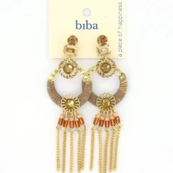 Biba oorbellen Bohemian Brown - 83984