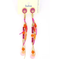 Biba oorbellen Bohemian Orange - 82876
