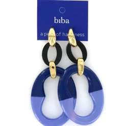 Biba oorbellen Breeze Blue - 81183