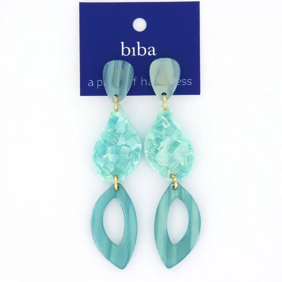 Biba oorbellen Breeze Blue - 81333