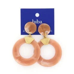 Biba oorbellen Breeze Brown - 81056