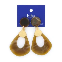 Biba oorbellen Breeze Brown - 81057