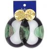 Biba oorbellen Breeze Green - 81180