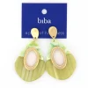 Biba oorbellen Breeze Olive - 81330