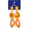 Biba oorbellen Breeze Orange - 81333