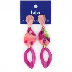 Biba oorbellen Breeze Pink - 81333