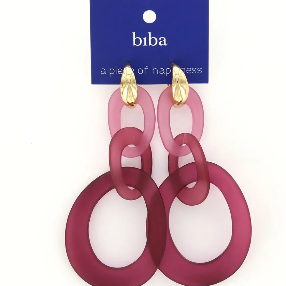 Biba oorbellen Breeze Purple - 81512