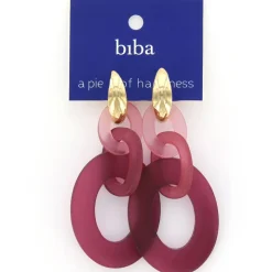Biba oorbellen Breeze Rede - 81514