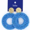 Biba oorbellen Cotton Sapphire - 81431