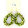 Biba oorbellen Crystal Bright Green - 83654