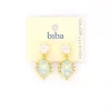 Biba oorbellen Crystal White - 84003