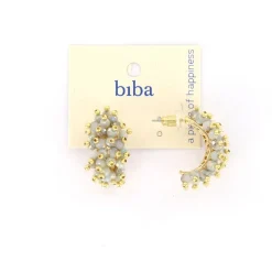 Biba oorbellen Crystal Wonders Grey - 83643