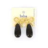 Biba oorbellen Drops of Color Brown - 83915