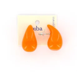 Biba oorbellen Drops Orange - 83416
