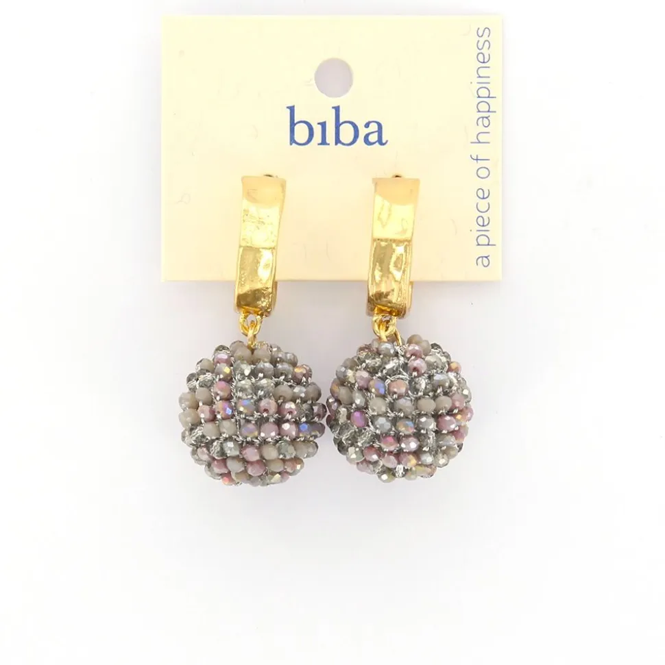 Biba oorbellen Enjoy Grey - 82902