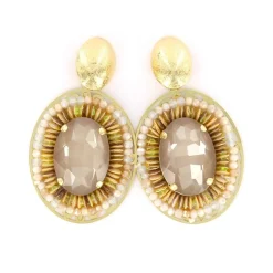 Biba oorbellen Fantasy Beige - 83979