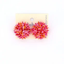 Biba oorbellen Fantasy Pink - 84010