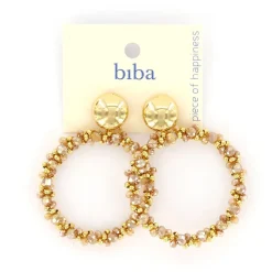 Biba oorbellen Feeling Beige - 83626
