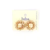 Biba oorbellen Flower Beige - 83587
