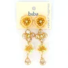 Biba oorbellen Flowers Beige - 84006