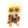Biba oorbellen Flowers Brown - 83688